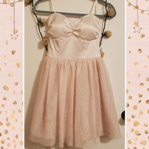 dELiA*s dusty rose strapless pink tutu dress